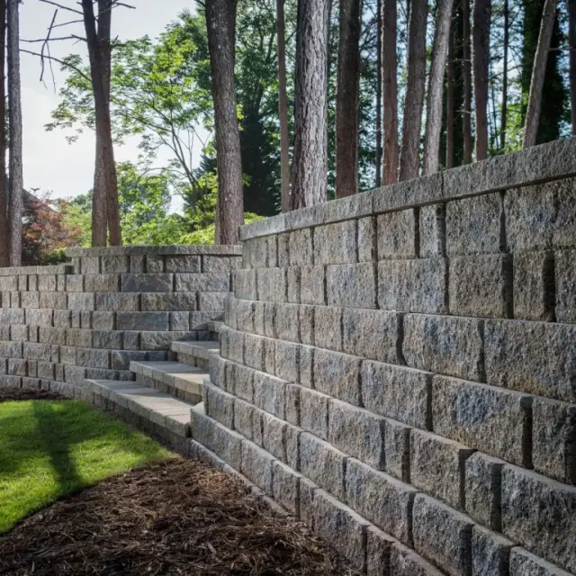 Retaining wall block