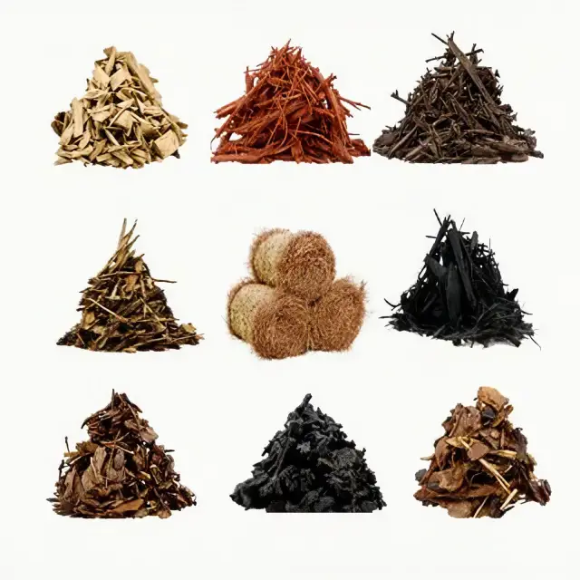 Mulch and pine straw