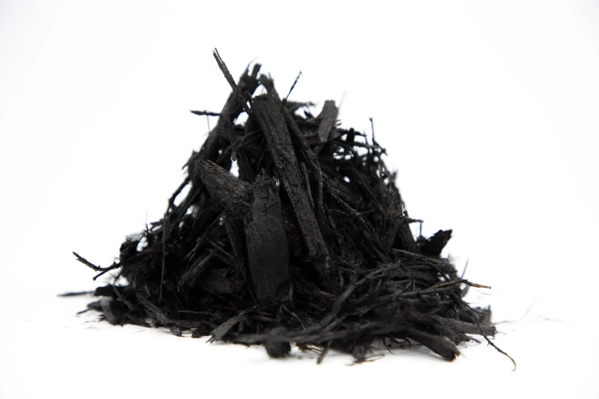 Dyed black mulch for bold landscape contrast in Atlanta