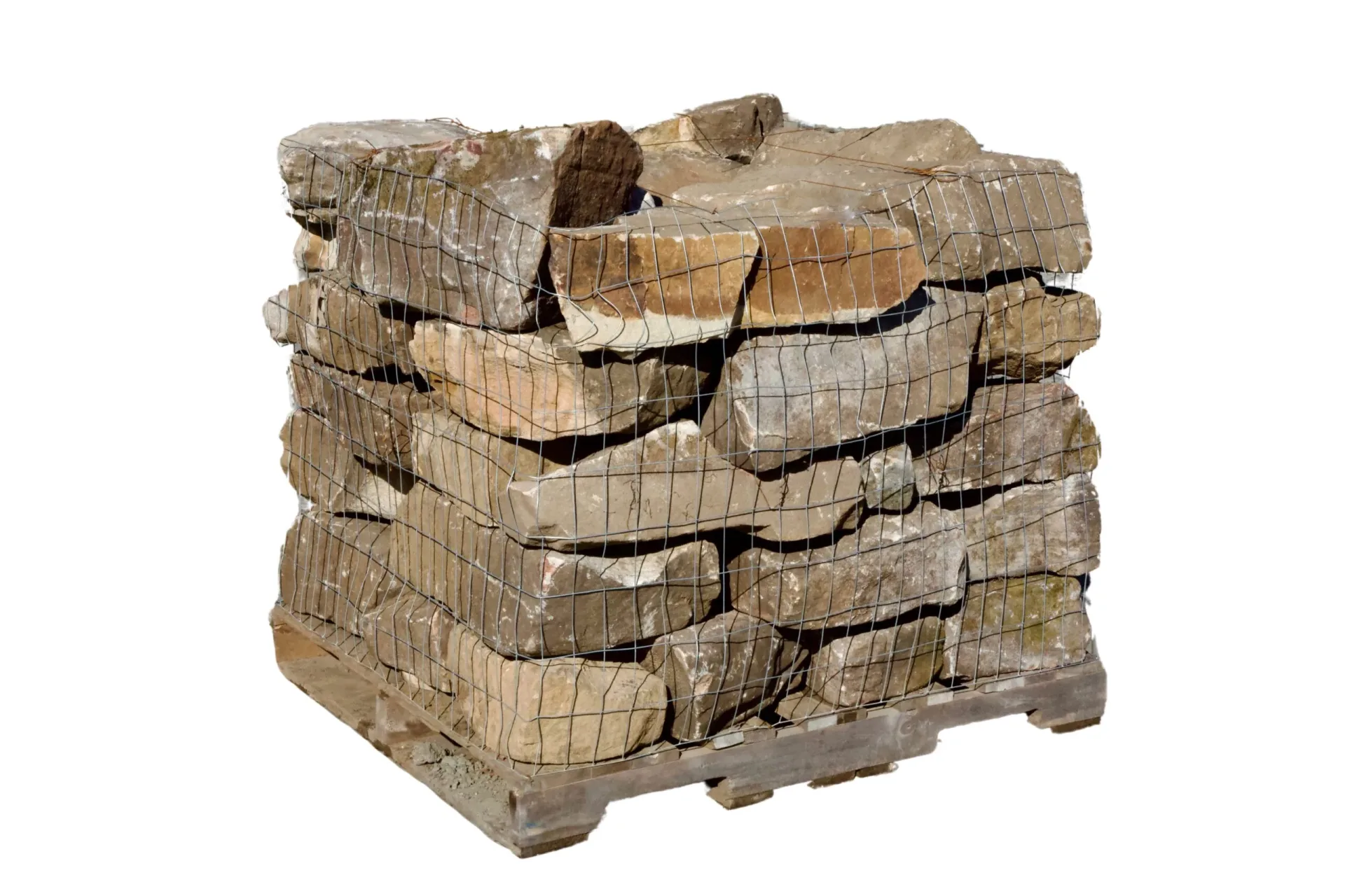 Thick long stack fieldstone for retaining walls and rustic hardscapes in Atlanta