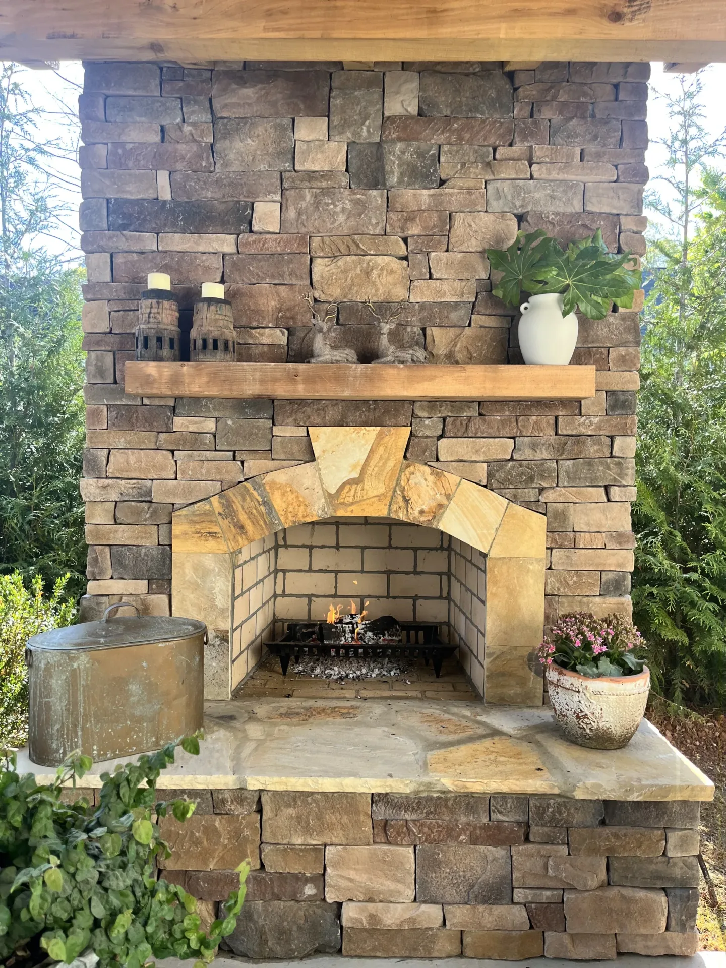 Outdoor Fireplace