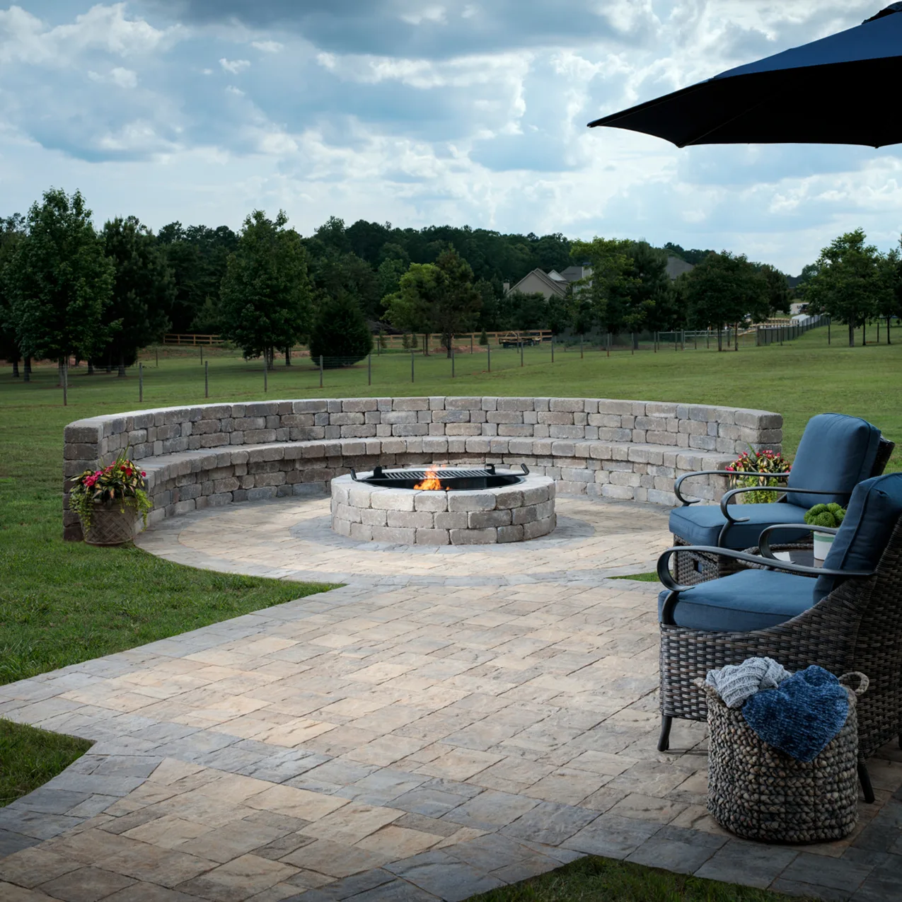 Belgard DIY firepit Cobb County