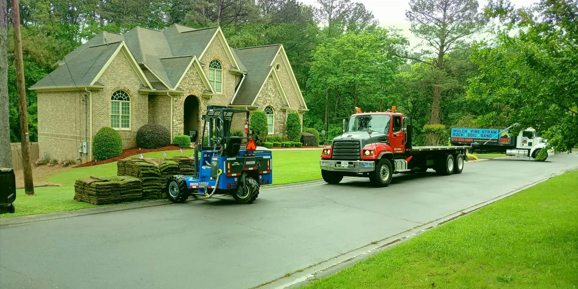 Sod and soil delivered in Marietta, GA
